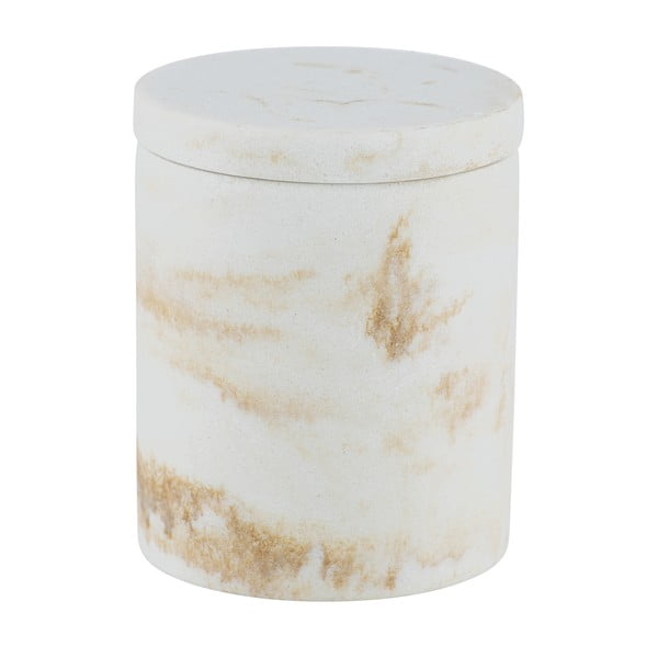 Bílý úložný box Wenko Odos, ⌀ 8,5 cm