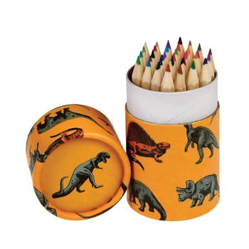 Set de 36 de creioane în tub decorativ rex london prehistoric land