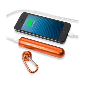 Baterie externă pentru voiaj Pebble Smartstick VPP-004, portocaliu