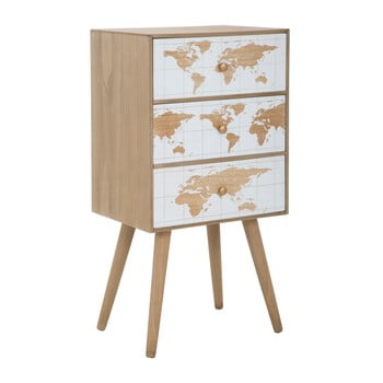 Comodă cu 3 sertare mauro ferretti white world