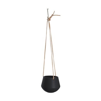 Ghiveci suspendat pt living skittle, ⌀ 12,2 cm, negru