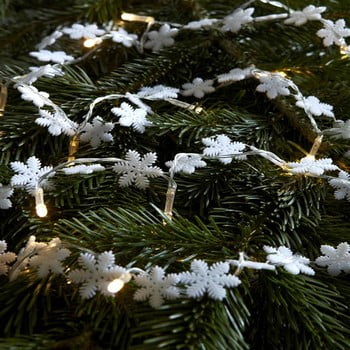 Ghirlandă luminoasă cu led markslöjd snöstjarna, lungime 180 cm