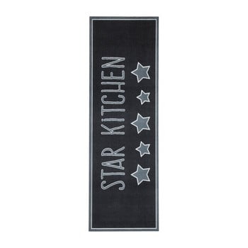 Covor de bucătărie hanse home star kitchen, 50 x 150 cm, negru