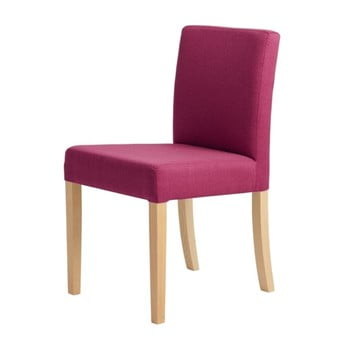 Scaun cu picioare de culoare naturală, custom form wilton, roz