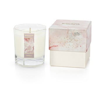 Lumânare parfumată în cutie cu aromă de iasomie și crin de apă bahoma london octagonal candle in rigid box