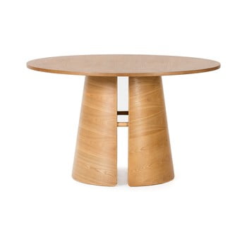 Masă dining rotundă teulat cep, ø 137 cm, natural