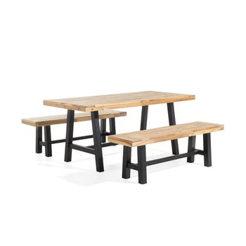 Set mobilier de grădină monobeli stockholm, negru