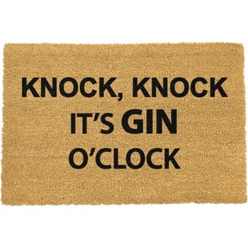 Covoraș intrare din fibre de cocos artsy doormats gin o'clock, 40 x 60 cm