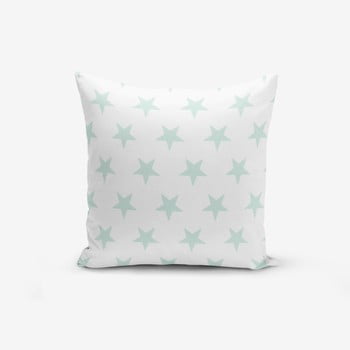 Față de pernă cu amestec din bumbac minimalist cushion covers cloud blue star, 45 x 45 cm