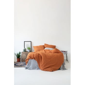Husă pentru pilotă din in linen tales, 140 x 220 cm, scorțișoară
