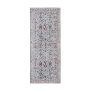 Covor nouristan vivana, 80 x 200 cm, albastru - bej