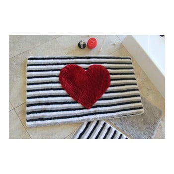 Set 3 covorașe de baie confetti bathmats heart