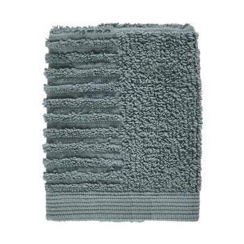 Prosop din bumbac 100% pentru față zone classic petrol green, 30 x 30 cm, verde petrol