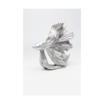 Statuetă decorativă Kare Design Betta Fish, argintiu