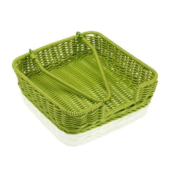 Coș pentru șervețele din hârtie versa wonda, 20 x 20 cm, verde