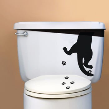 Autocolant ambiance cat footprints