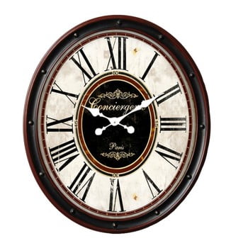Ceas de perete antic line valisette verre
