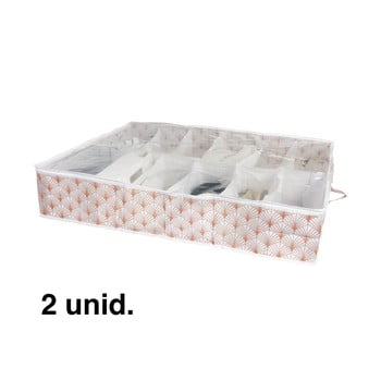 Cutie de depozitare sub pat pentru pantofi compactor blush range, 76 x 60 cm