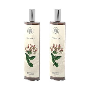 Set 2 spray-uri parfumate de interior cu aromă de caprifoi Bahoma London Fragranced, 100 ml