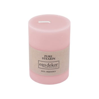 Lumânare baltic candles eco, înălțime 10 cm, roz