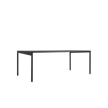 Masă metalică custom form obroos, 200 x 100 cm, negru