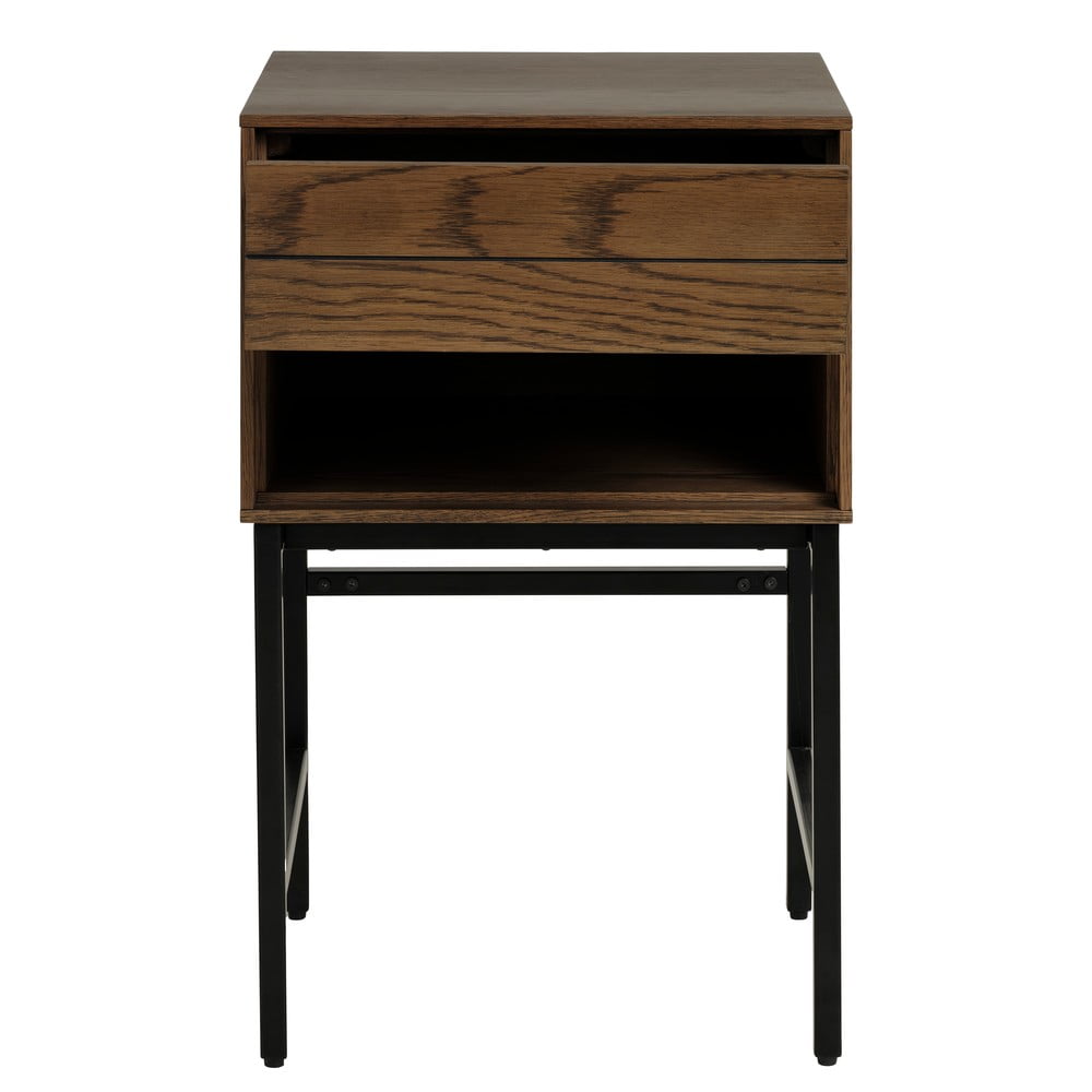 Odkládací stolek s deskou v dubovém dekoru 40x45 cm Modica – Unique Furniture