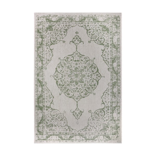Zeleno-béžový venkovní koberec Ragami Oslo, 80 x 150 cm