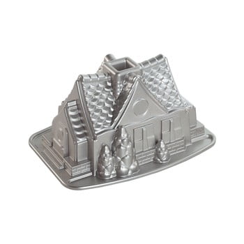 Formă de copt, căsuță nordic ware, 2,1 l, argintiu