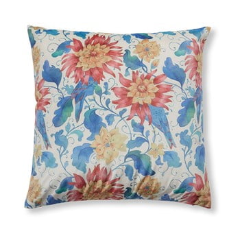 Față de pernă cu motive florale la forma riz, 45 x 45 cm