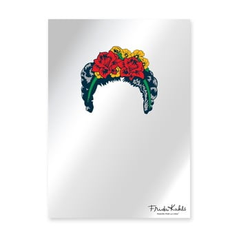Oglindă de perete madre selva espejo decorado frida hair, 50 x 70 cm