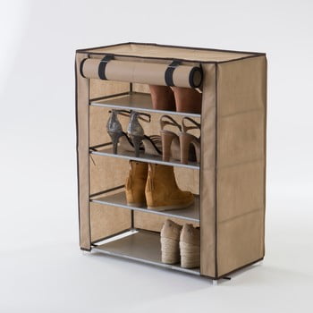 Pantofar textil pătrat compactor shoes, bej