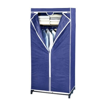 Șifonier din material textil wenko, 160 x 50 x 75 cm, albastru