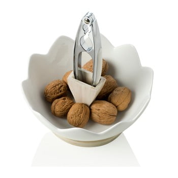 Bol din porțelan pentru nuci cu spărgător de nuci brandani four leaf