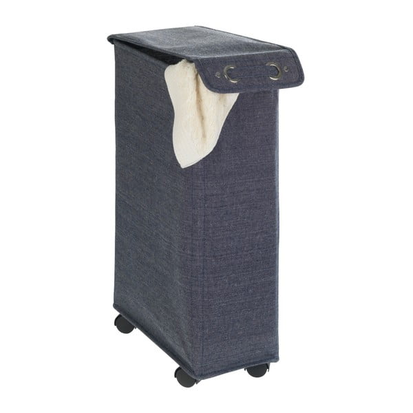 Tmavě modrý koš na prádlo Wenko Corno, 44,4 l