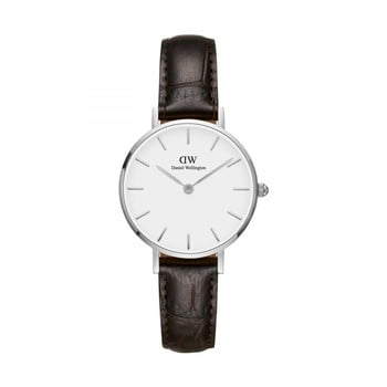 Ceas de damă daniel wellington petite york, ⌀ 28 mm, alb-argintiu