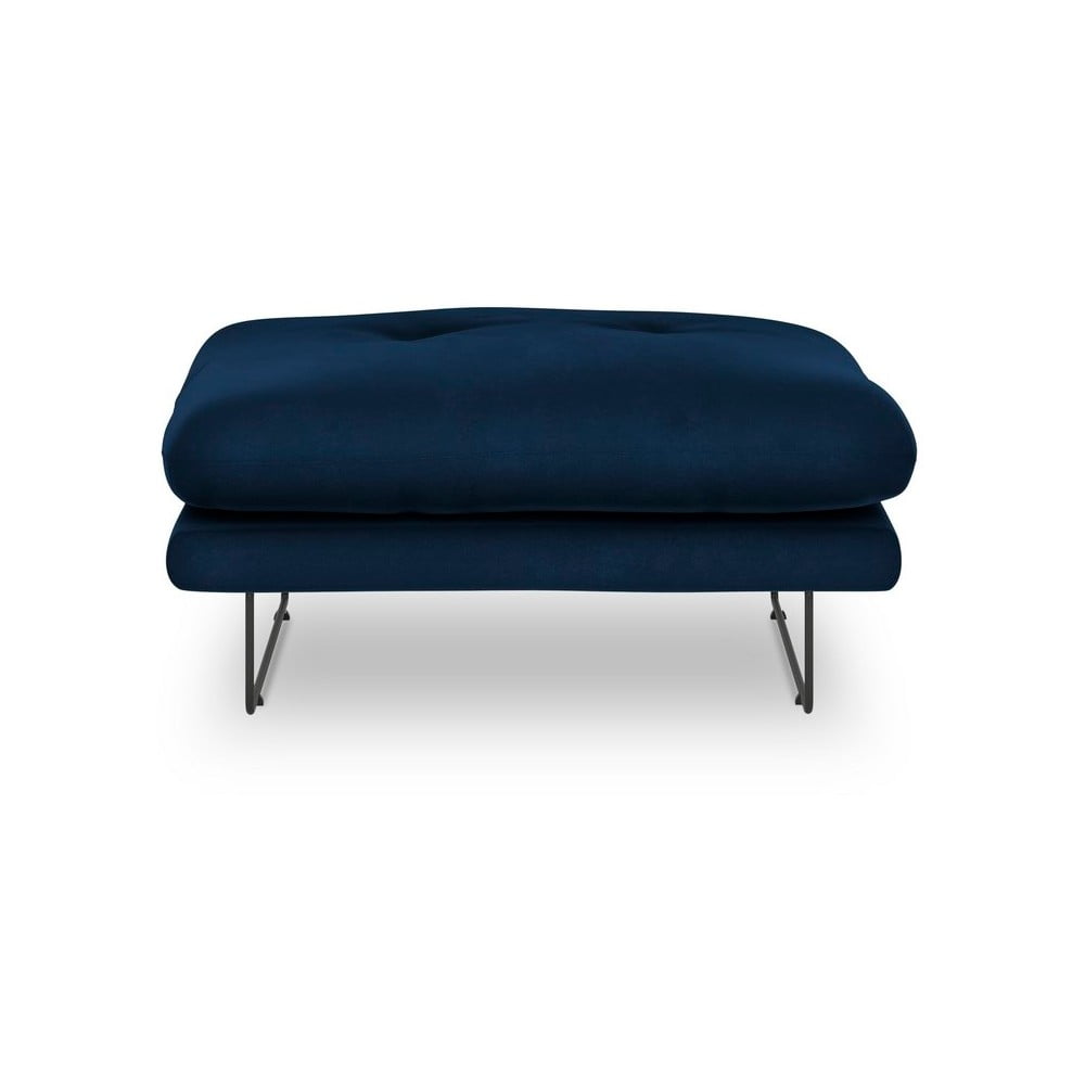 Královsky modrý puf se sametovým potahem Windsor & Co Sofas Gravity