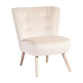 Fotoliu max winzer neele velvet, crem