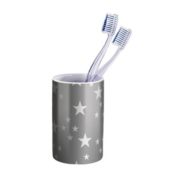 Suport din ceramică pentru periuțele de dinți wenko stella, gri
