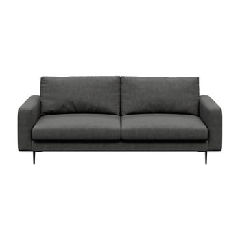 Canapea cu 3 locuri devichy levie glam, gri închis