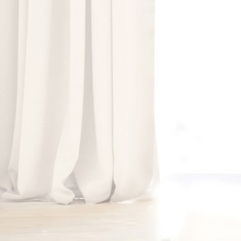 Draperie decoking pierre, 140 x 270 cm, alb