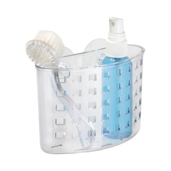 Coș transparent cu ventuză idesign suction bath