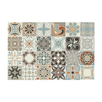 Set 24 autocolante de perete ambiance cement tiles rumba, 15 x 15 cm
