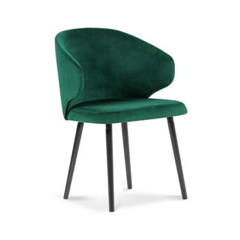Scaun cu înveliș de catifea windsor & co sofas nemesis, verde