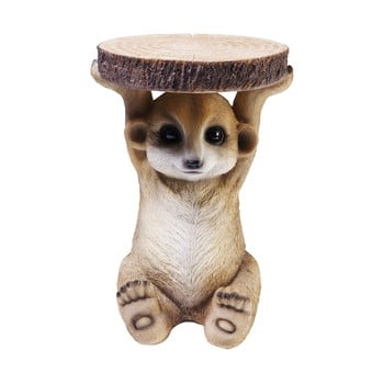 Măsuță în formă de animal Kare Design Mongoose, Ø 35 cm