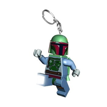 Breloc cu lanternă lego® star wars boba fett