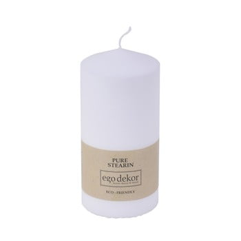 Lumânare baltic candles eco top, înălțime 14 cm, alb