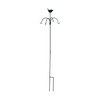 Suport pentru hrănitoare păsări esschert design, înălțime 148 cm, verde închis