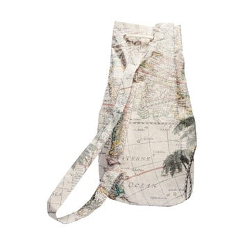 Sac textil linen palm tree, 43 x 43 cm