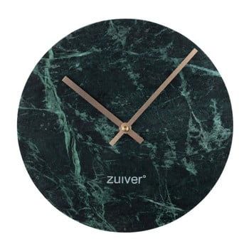 Ceas de perete din marmură zuiver marble time, verde
