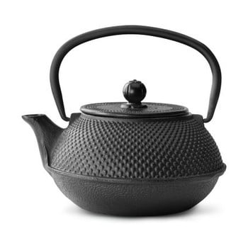 Ceainic din fontă cu infuzor bredemeijer jang, 0,8 l, negru